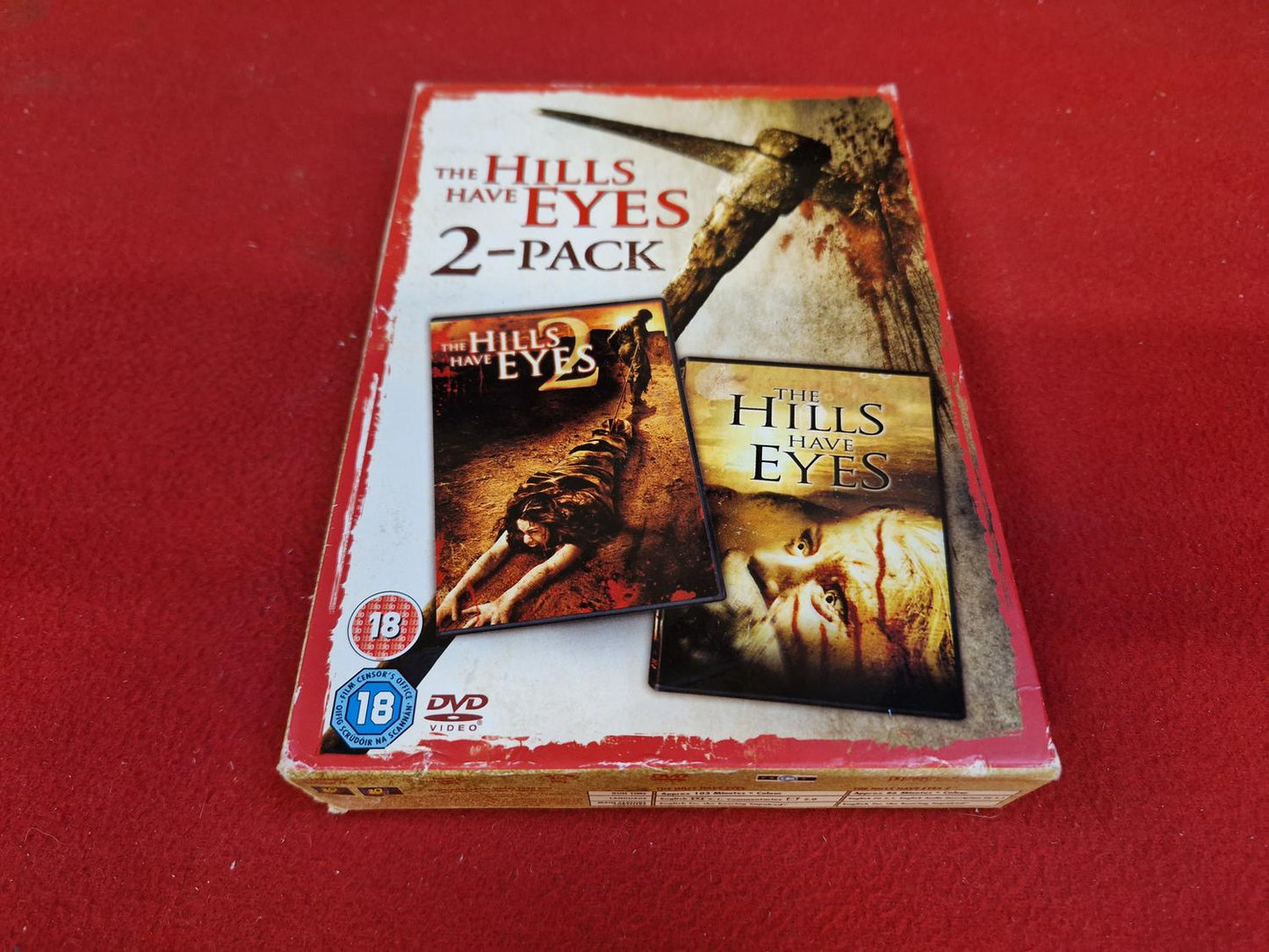 THE HILLS HAVE EYES 1 & 2 BOX till DVD