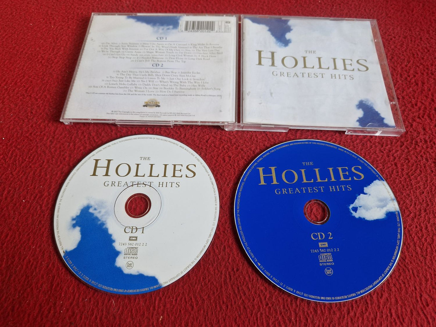 THE HOLLIES GREATEST HITS CD