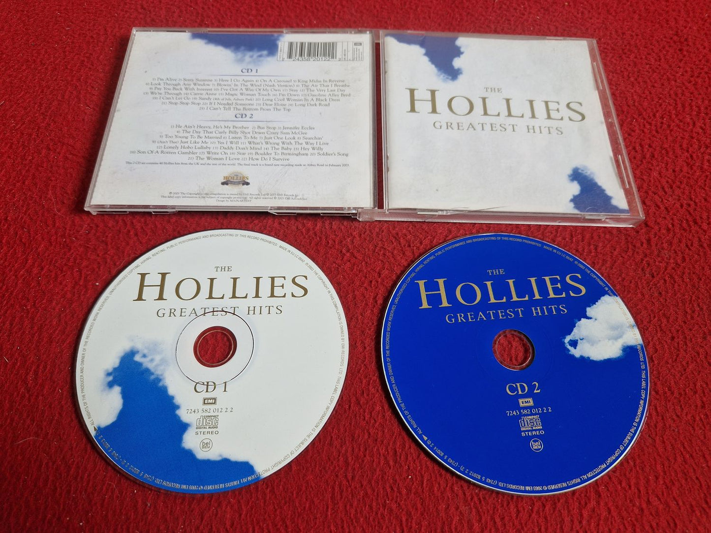 THE HOLLIES GREATEST HITS CD