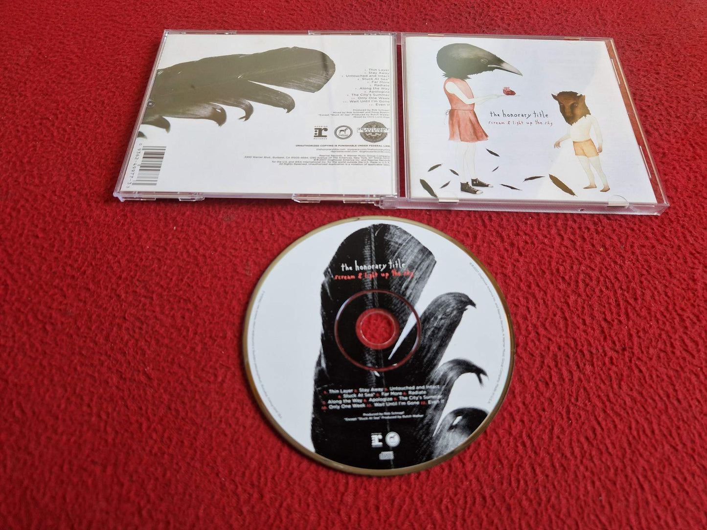 THE HONORARY TITLE SCREAM & LIGHT UP THE SKY CD