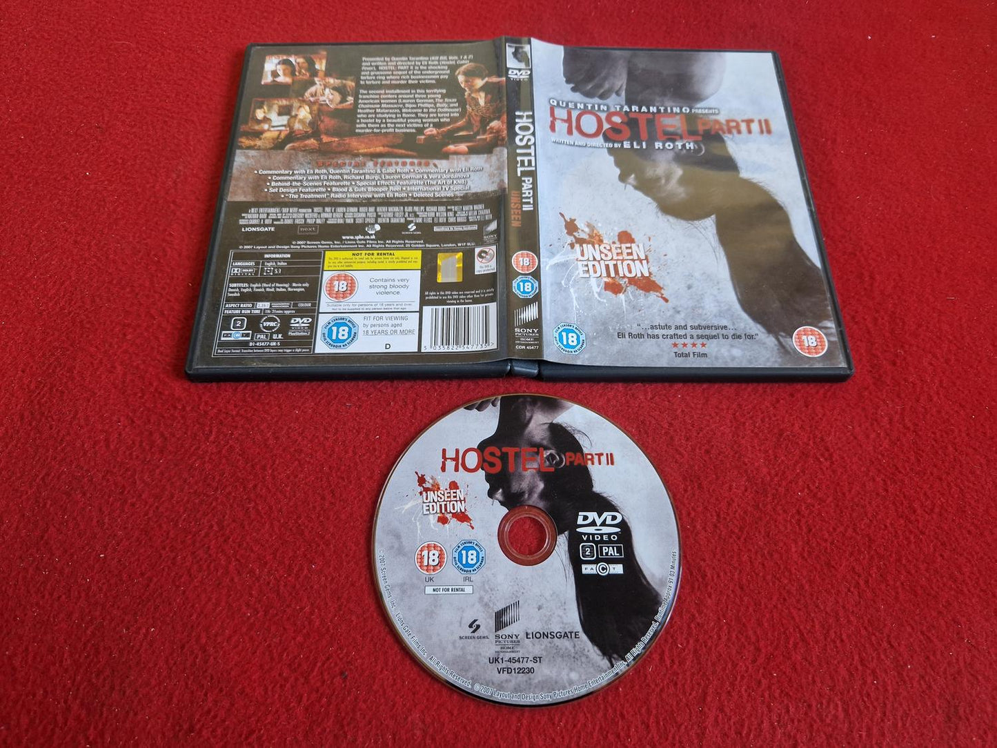 THE HOSTEL PART II 2 till DVD