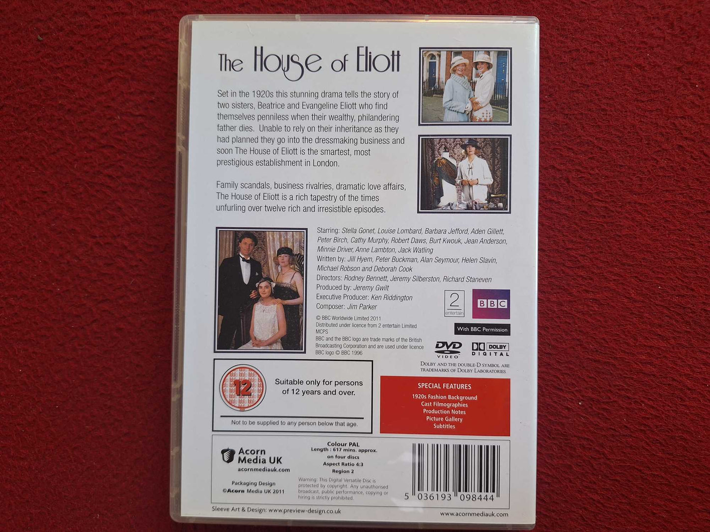 THE HOUSE OF ELIOTT SERIES 1 BOX DVD