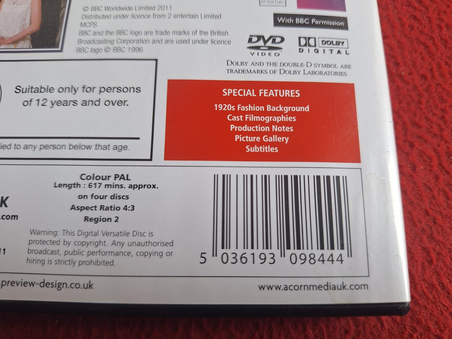 THE HOUSE OF ELIOTT SERIES 1 BOX DVD