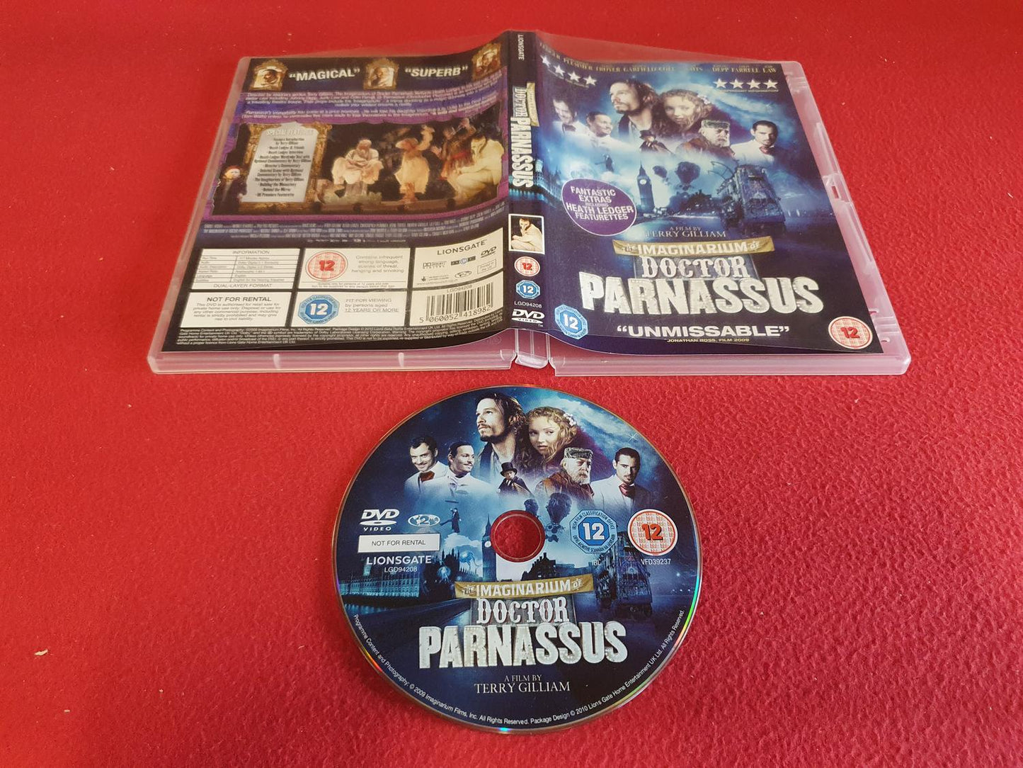 THE IMAGINARIUM OF DOCTOR PARNASSUS till DVD
