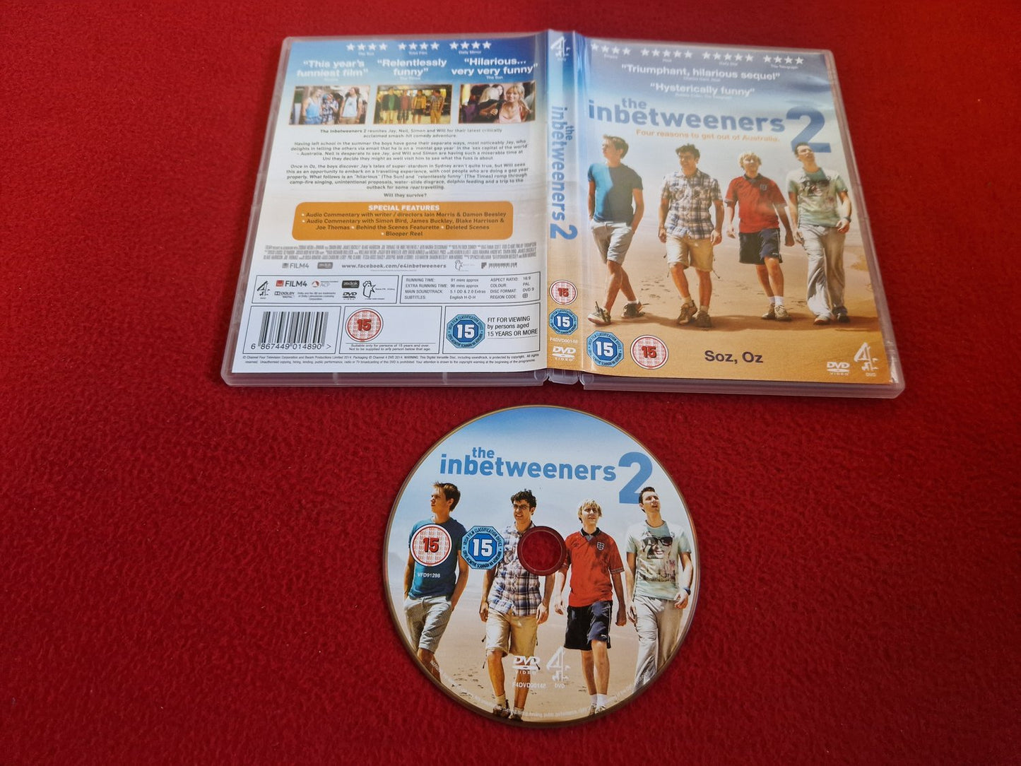 THE INBETWEENERS 2 DVD
