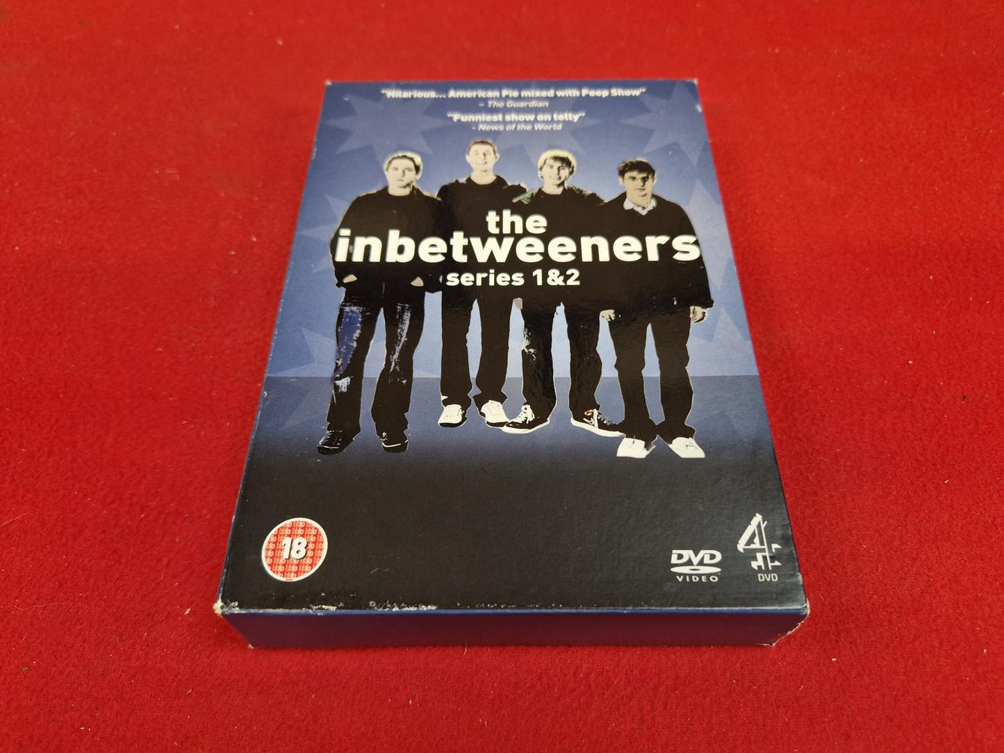 THE INBETWEENERS SERIES 1 & 2 BOX till DVD
