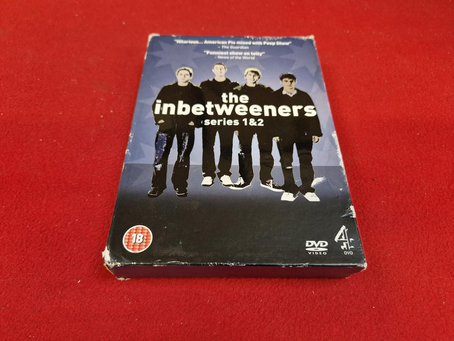 THE INBETWEENERS SERIES 1 & 2 BOX till DVD