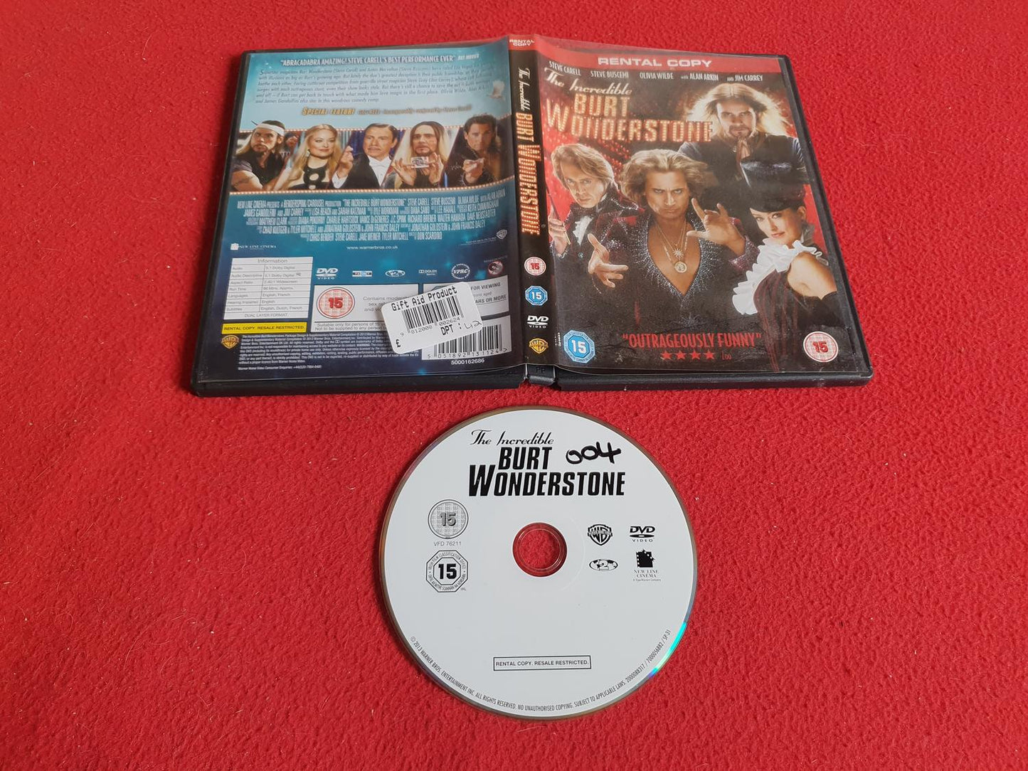 THE INCREDIBLE BURT WONDERSTONE till DVD