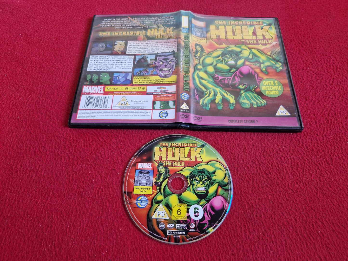 THE INCREDIBLE HULK AND SHE-HULK SEASON 2 DVD