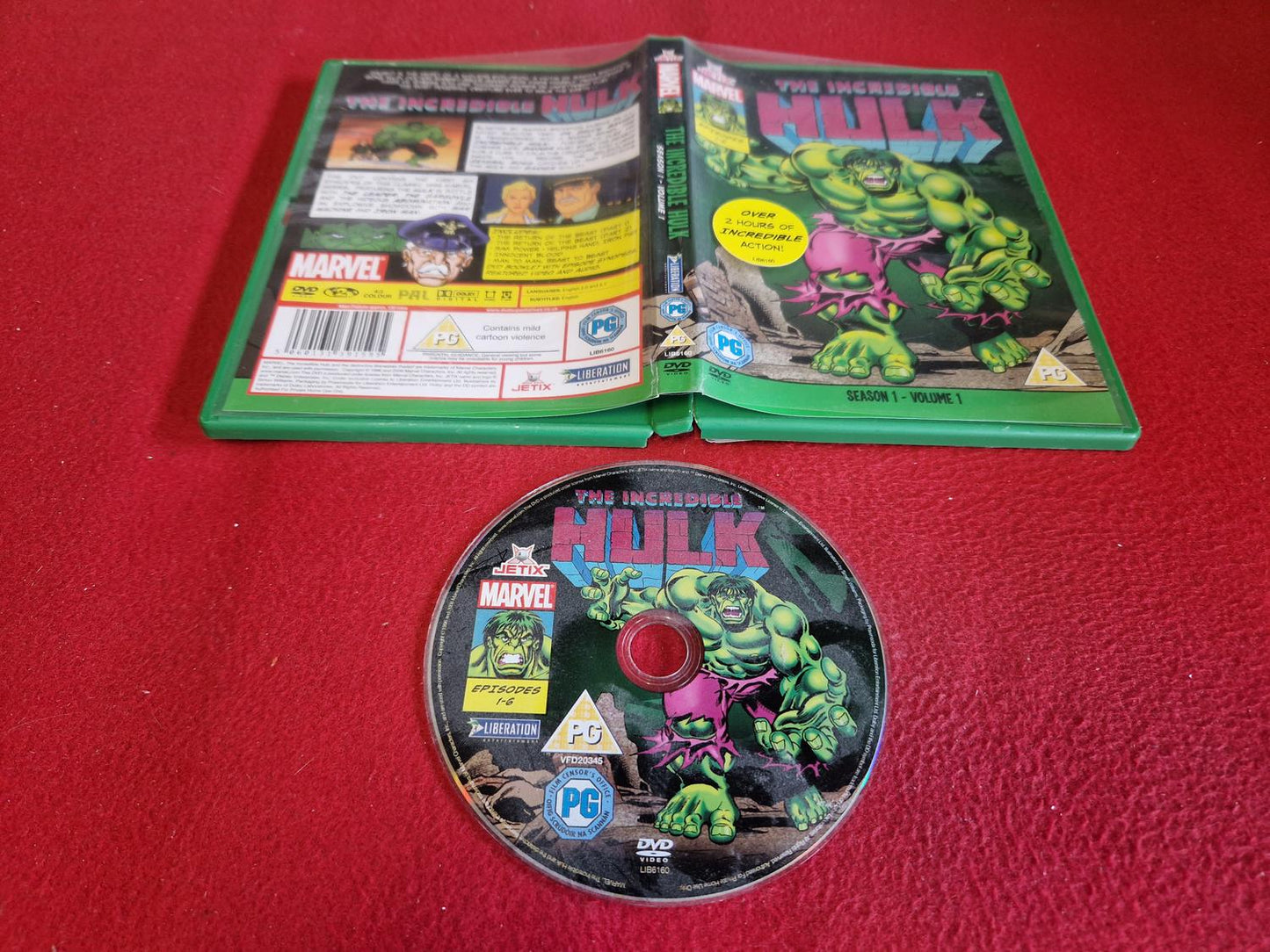 THE INCREDIBLE HULK SEASON 1 VOLUME 1 till DVD