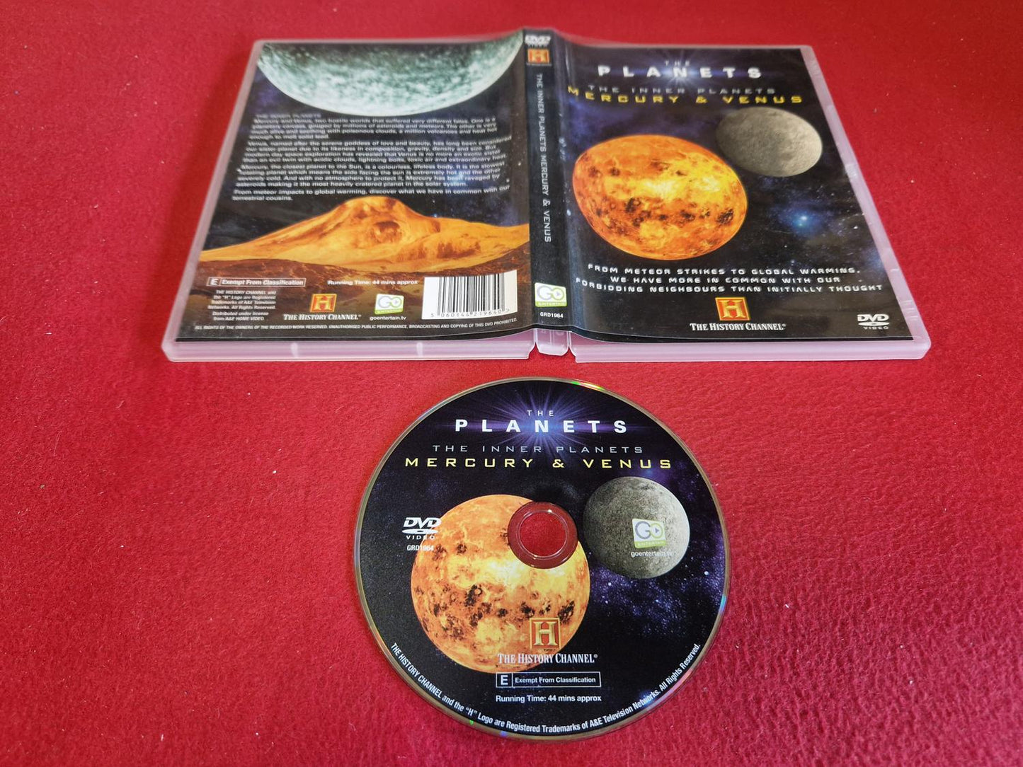THE INNER PLANETS MERCURY & VENUS till DVD