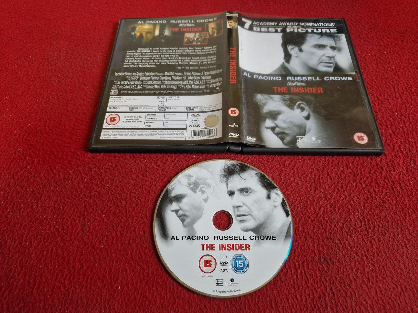 THE INSIDER DVD