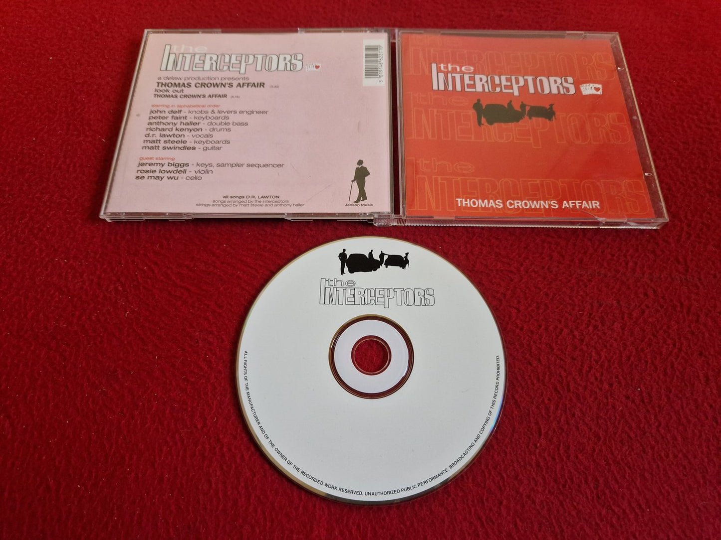 THE INTERCEPTORS THOMAS CROWN'S AFFAIR CD