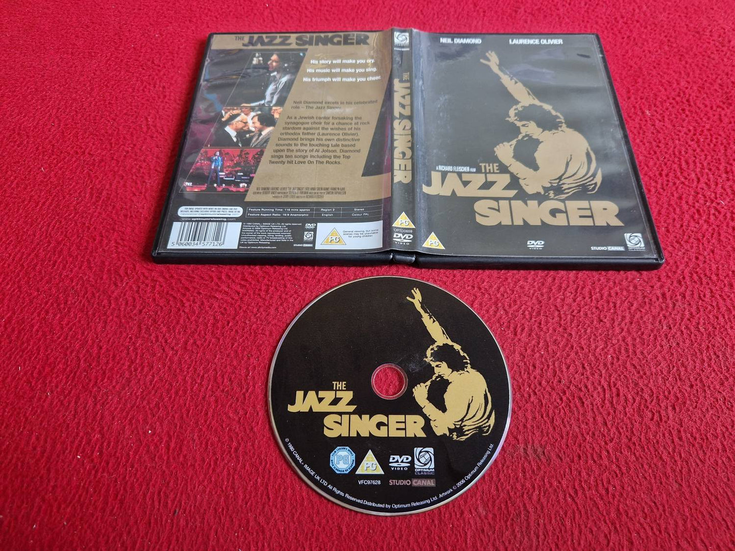 THE JAZZ SINGER DVD