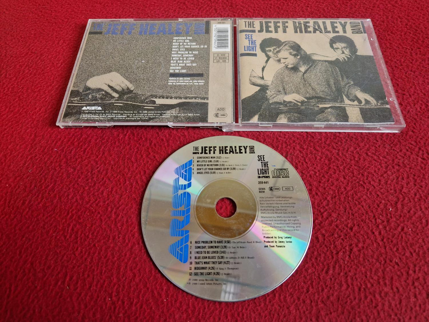 THE JEFF HEALEY BAND SEE THE LIGHT CD