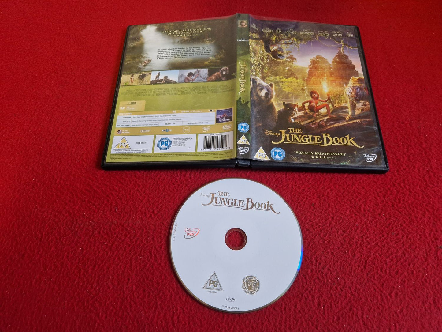 THE JUNGLE BOOK DVD