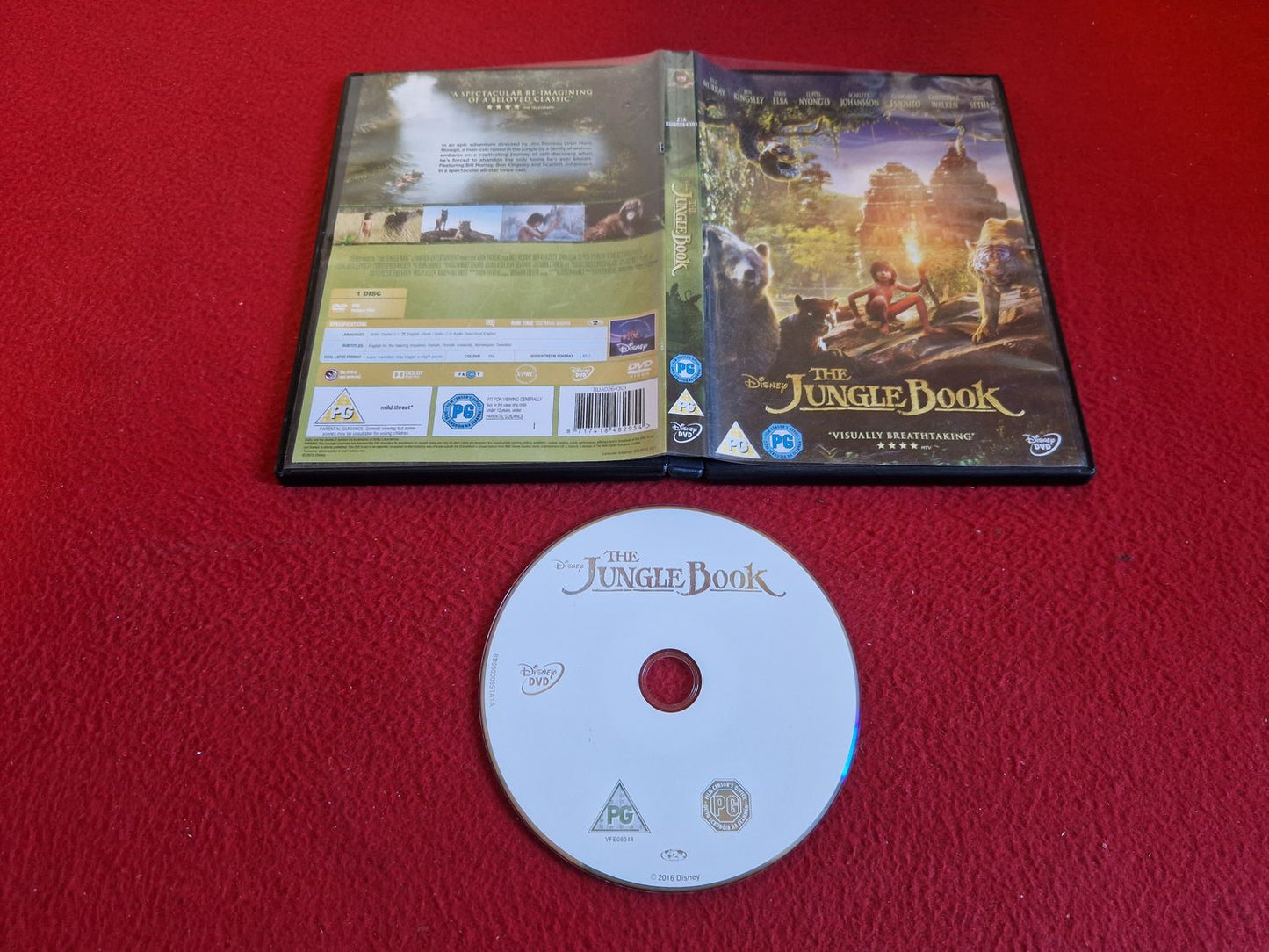 THE JUNGLE BOOK DVD