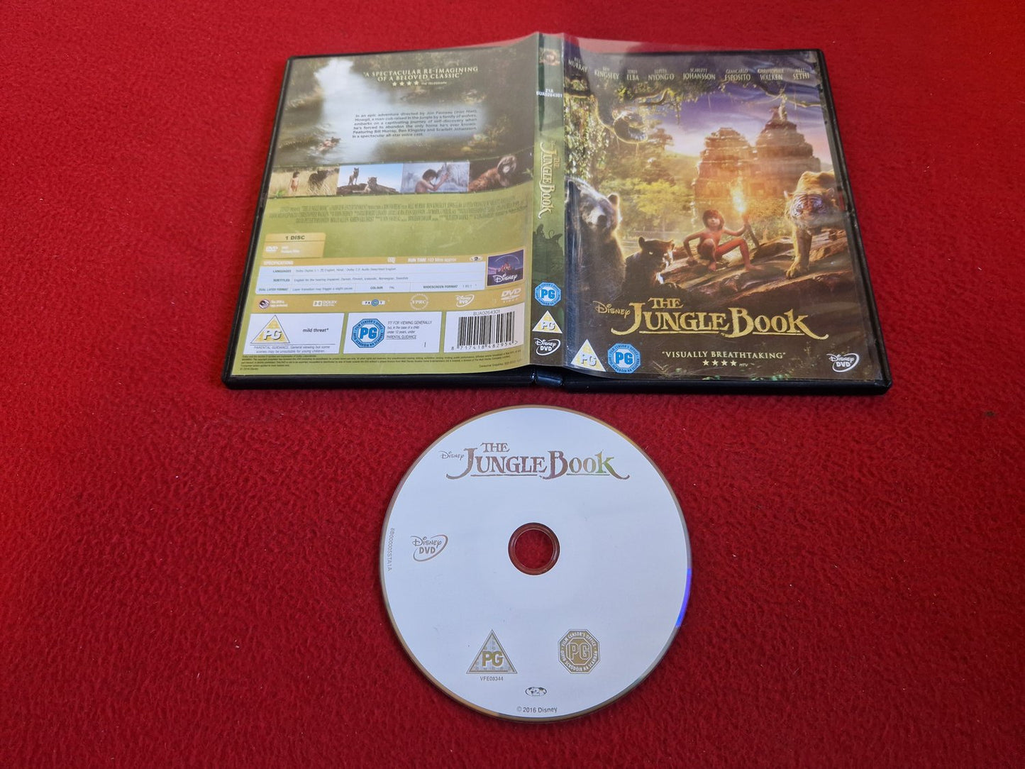 THE JUNGLE BOOK DVD