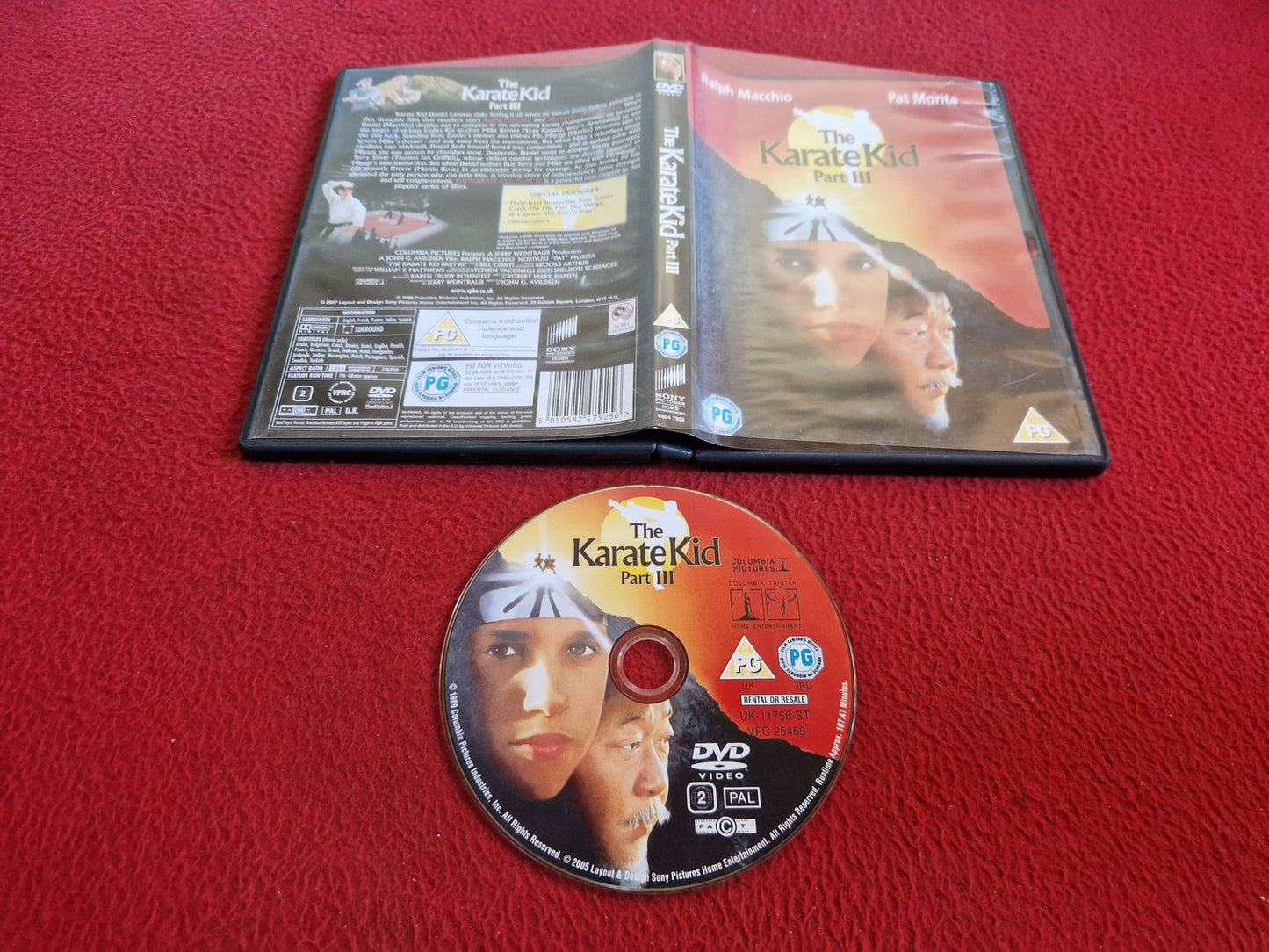 THE KARATE KID PART III DVD