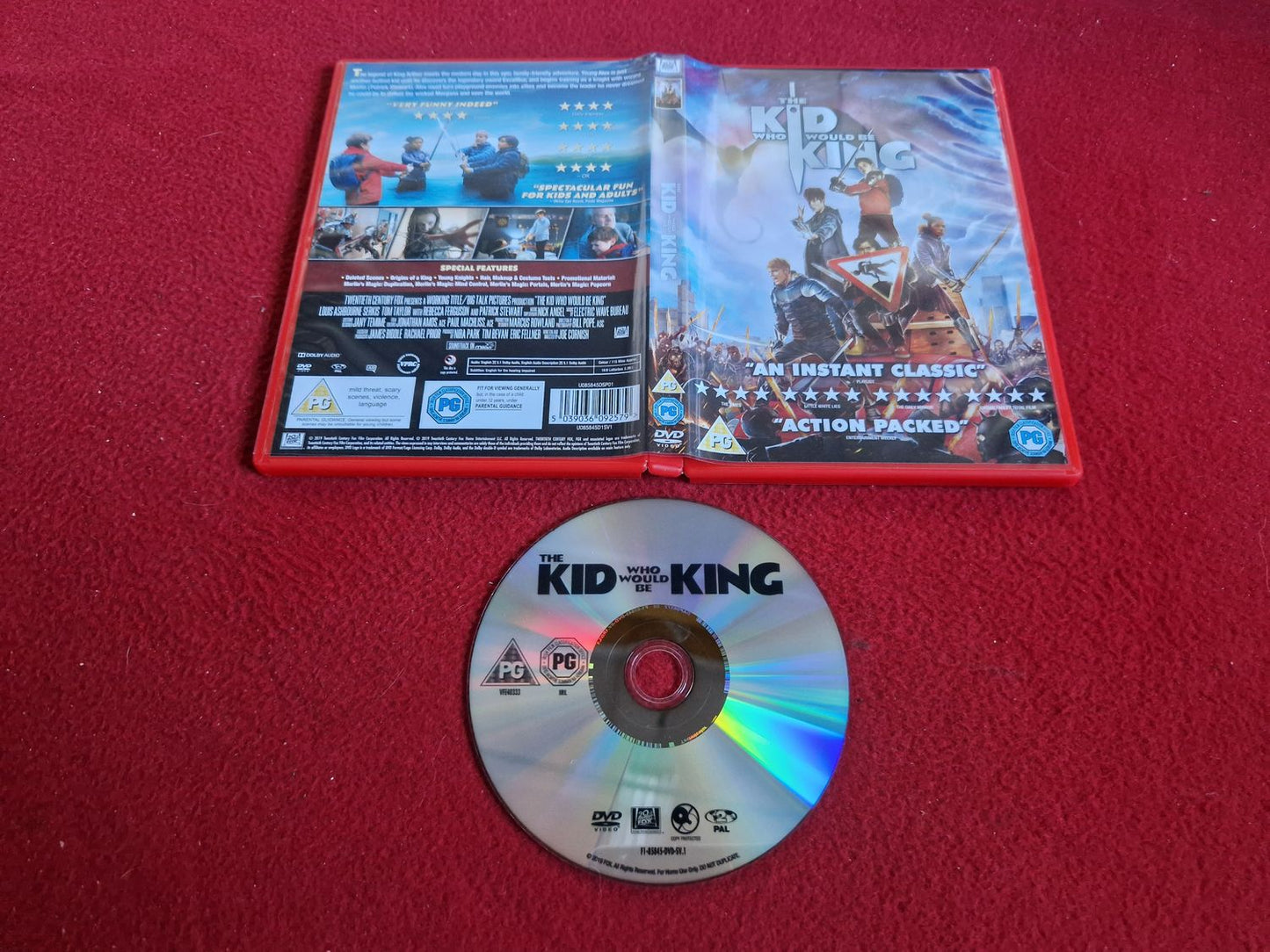 THE KID WHO WOULD BE KING DVD