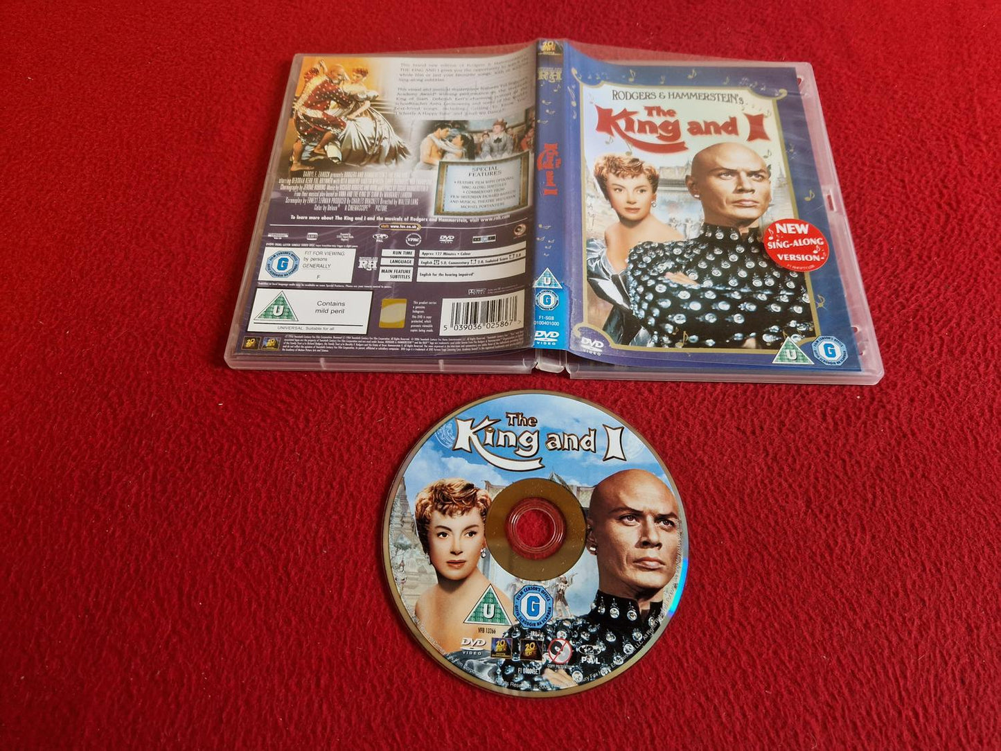 THE KING AND I DVD