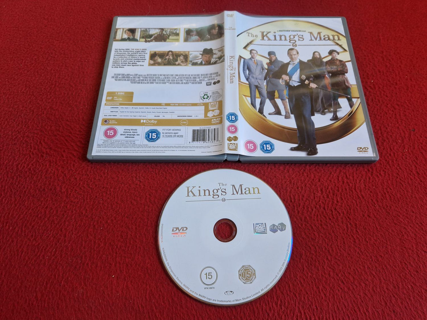 THE KING'S MAN DVD