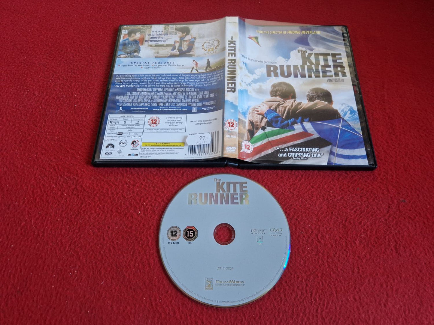 THE KITE RUNNER DVD