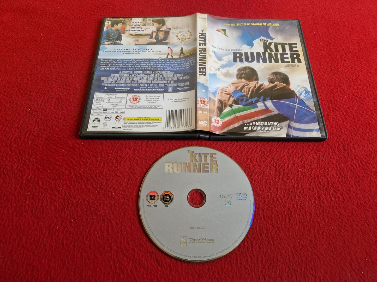 THE KITE RUNNER DVD