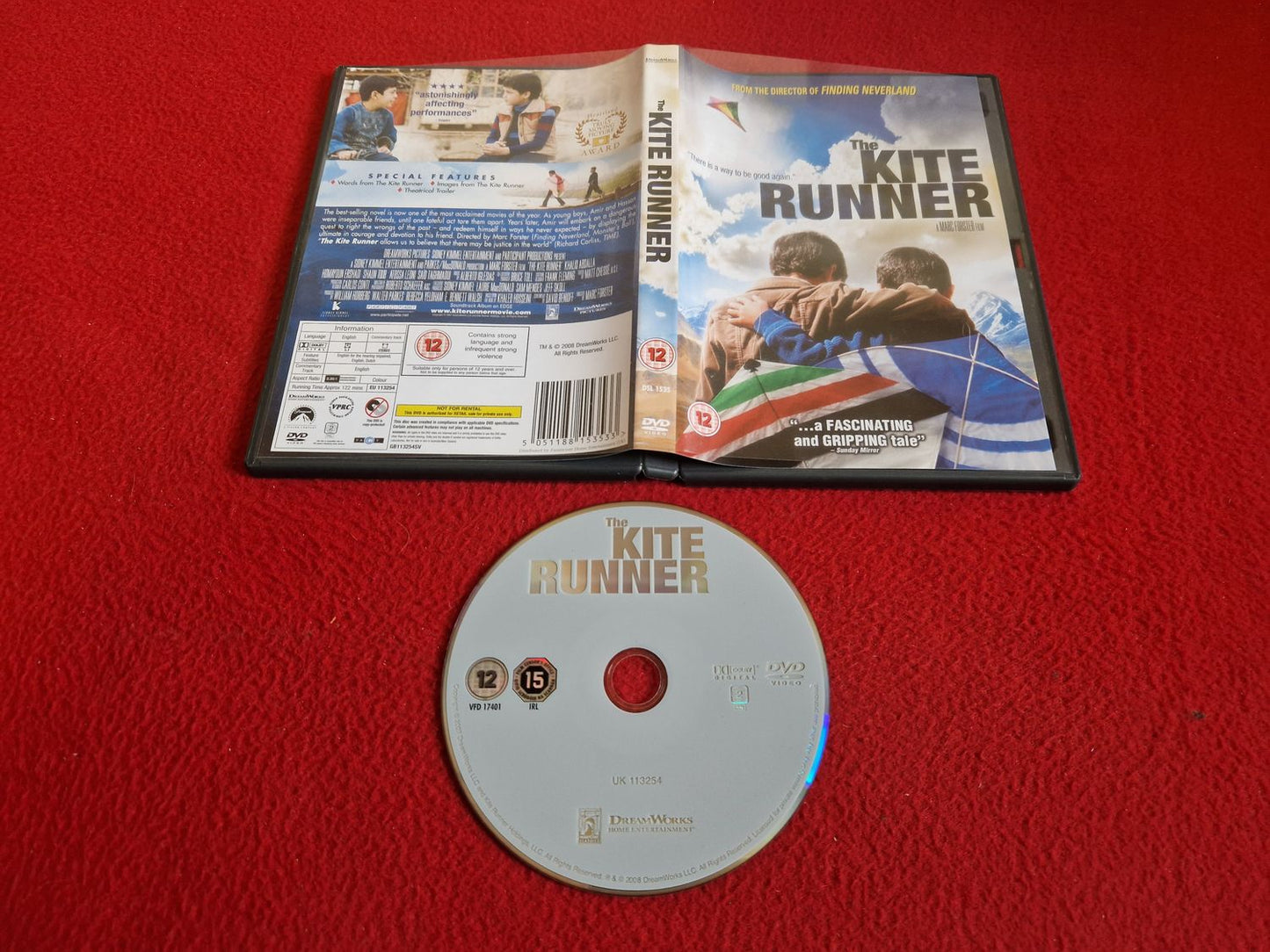 THE KITE RUNNER DVD