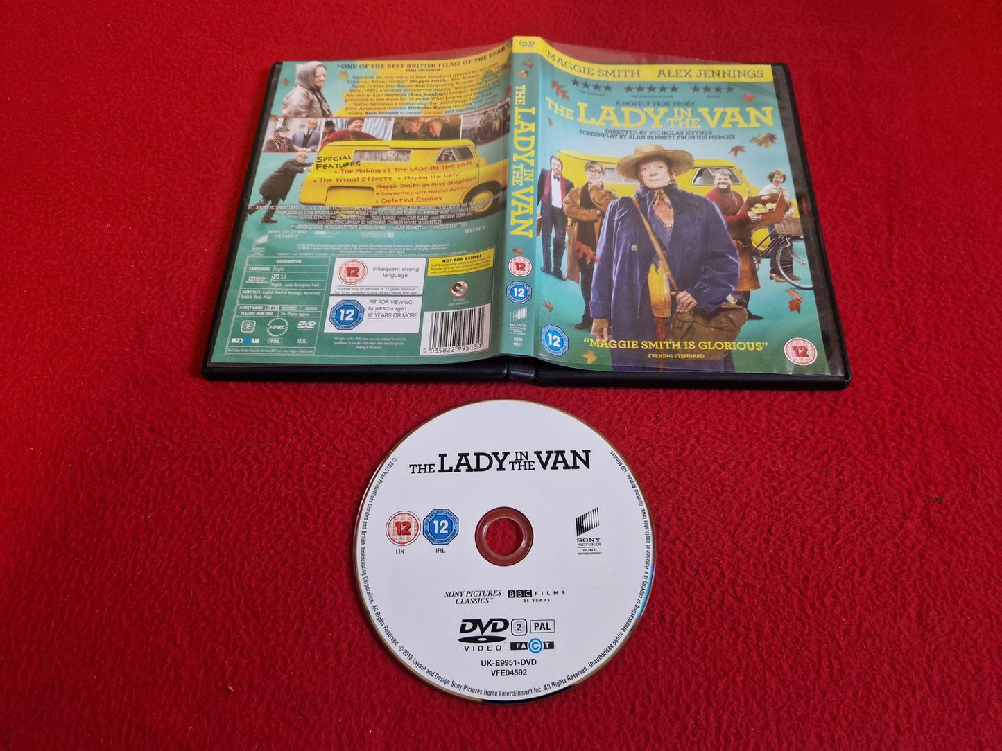 THE LADY IN THE VAN DVD