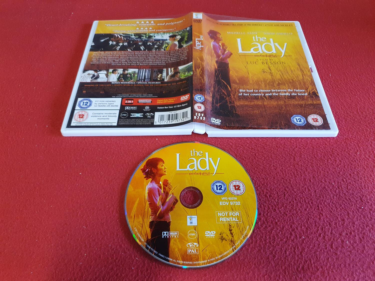 THE LADY till DVD