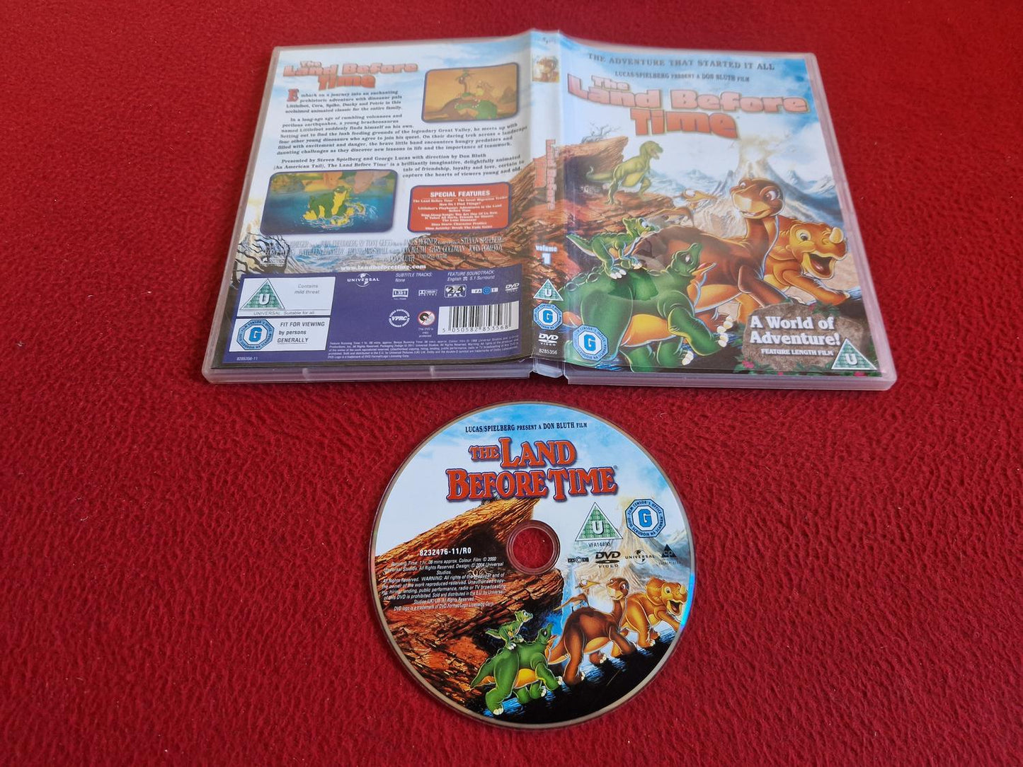 THE LAND BEFORE TIME DVD