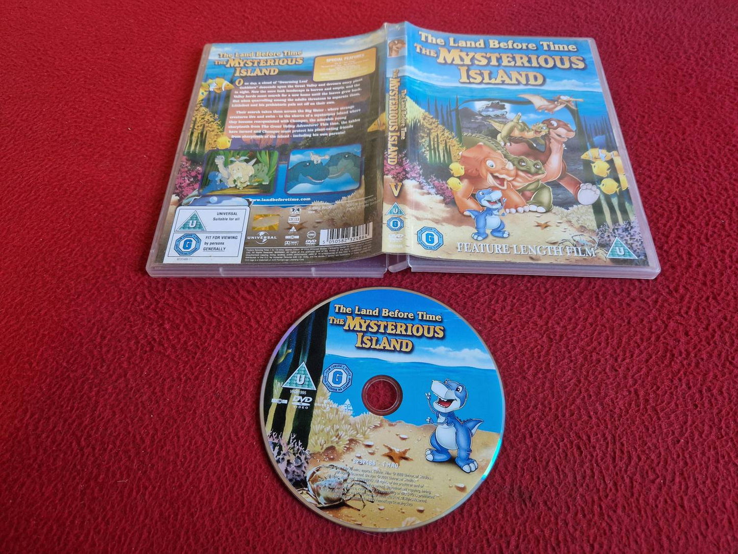 THE LAND BEFORE TIME THE MYSTERIOUS ISLAND DVD