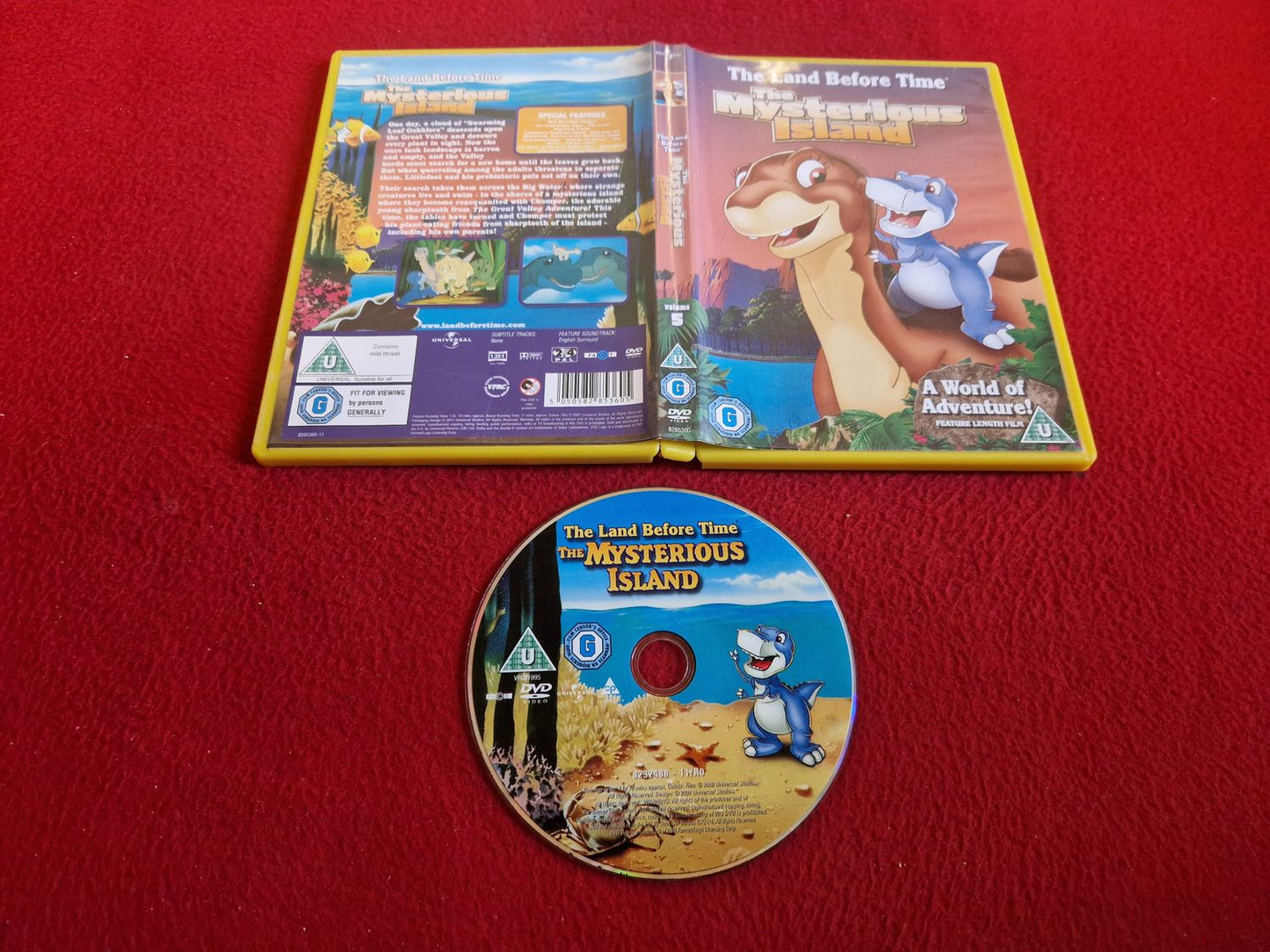 THE LAND BEFORE TIME THE MYSTERIOUS ISLAND VOLUME 5 DVD