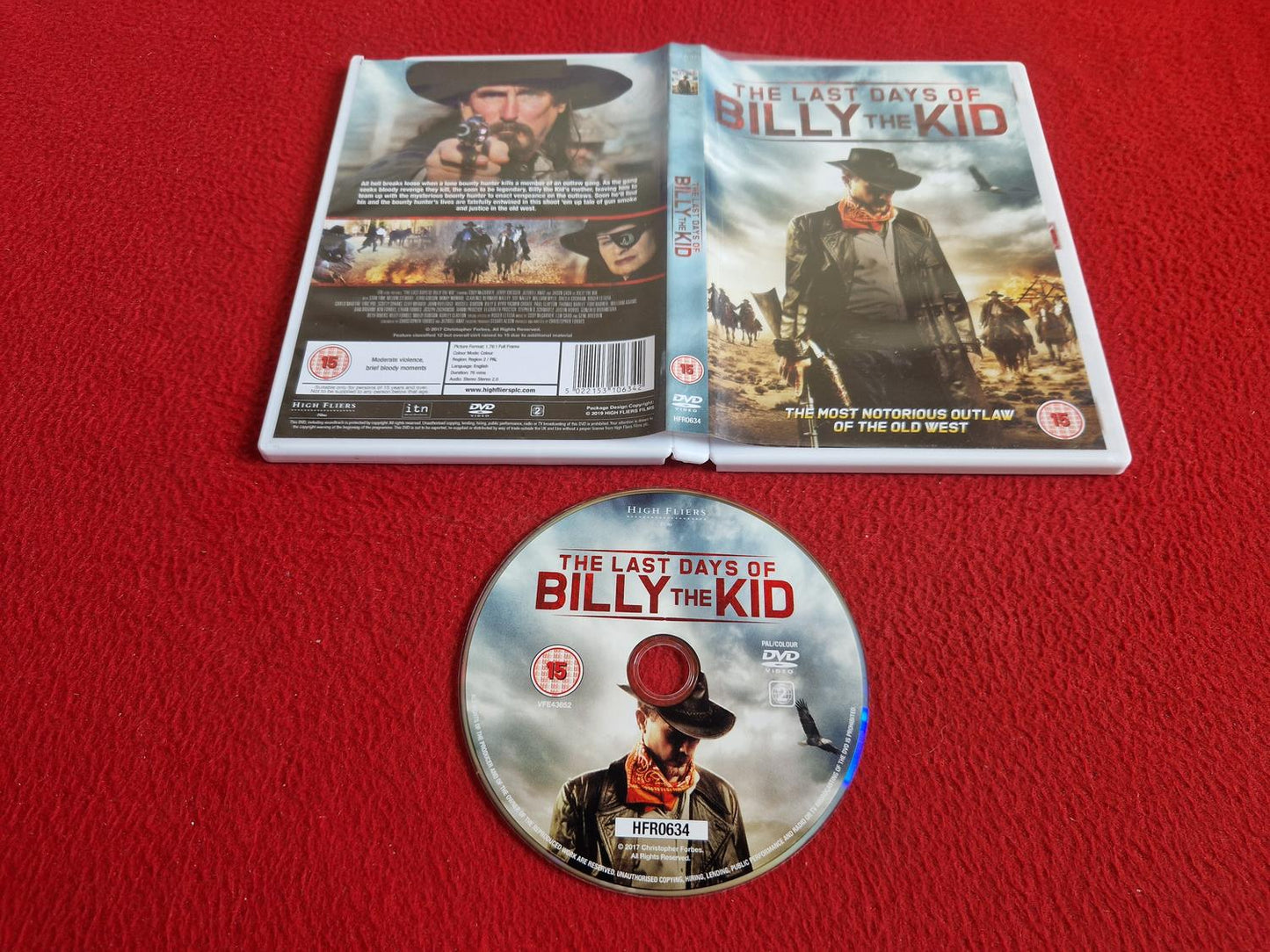 THE LAST DAYS OF BILLY THE KID DVD