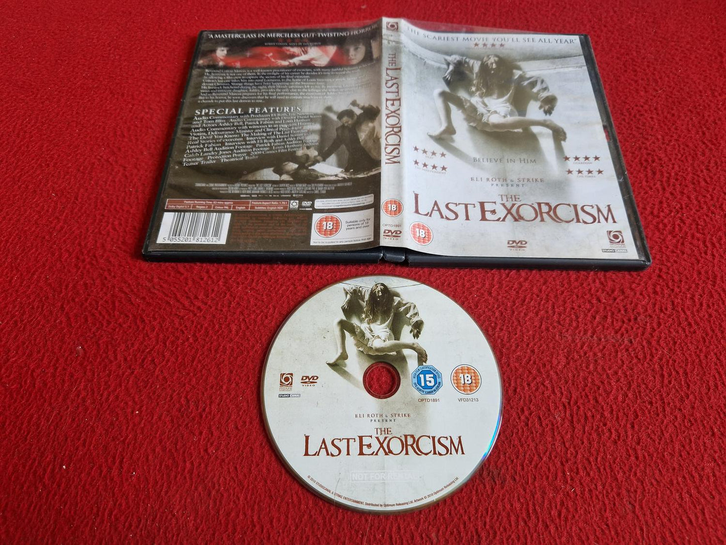 THE LAST EXORCISM DVD