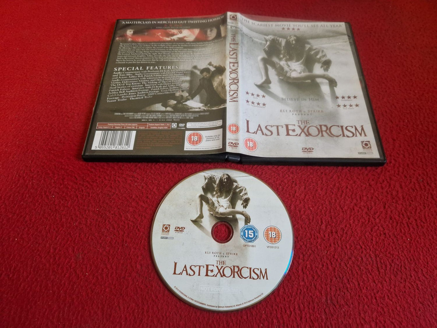 THE LAST EXORCISM DVD