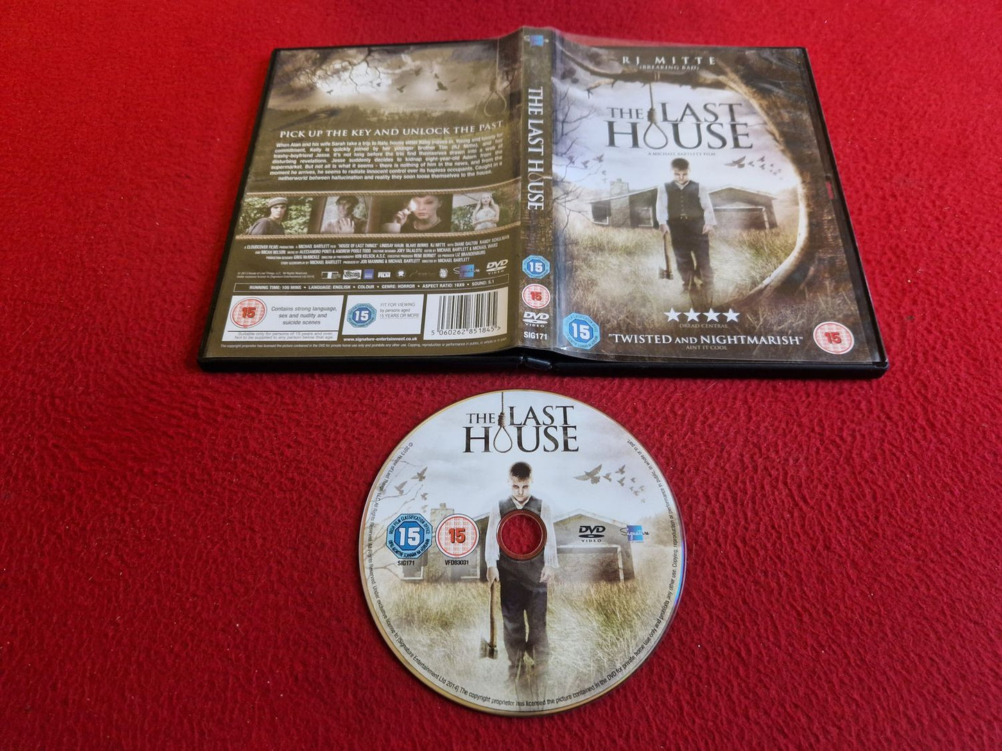 THE LAST HOUSE DVD