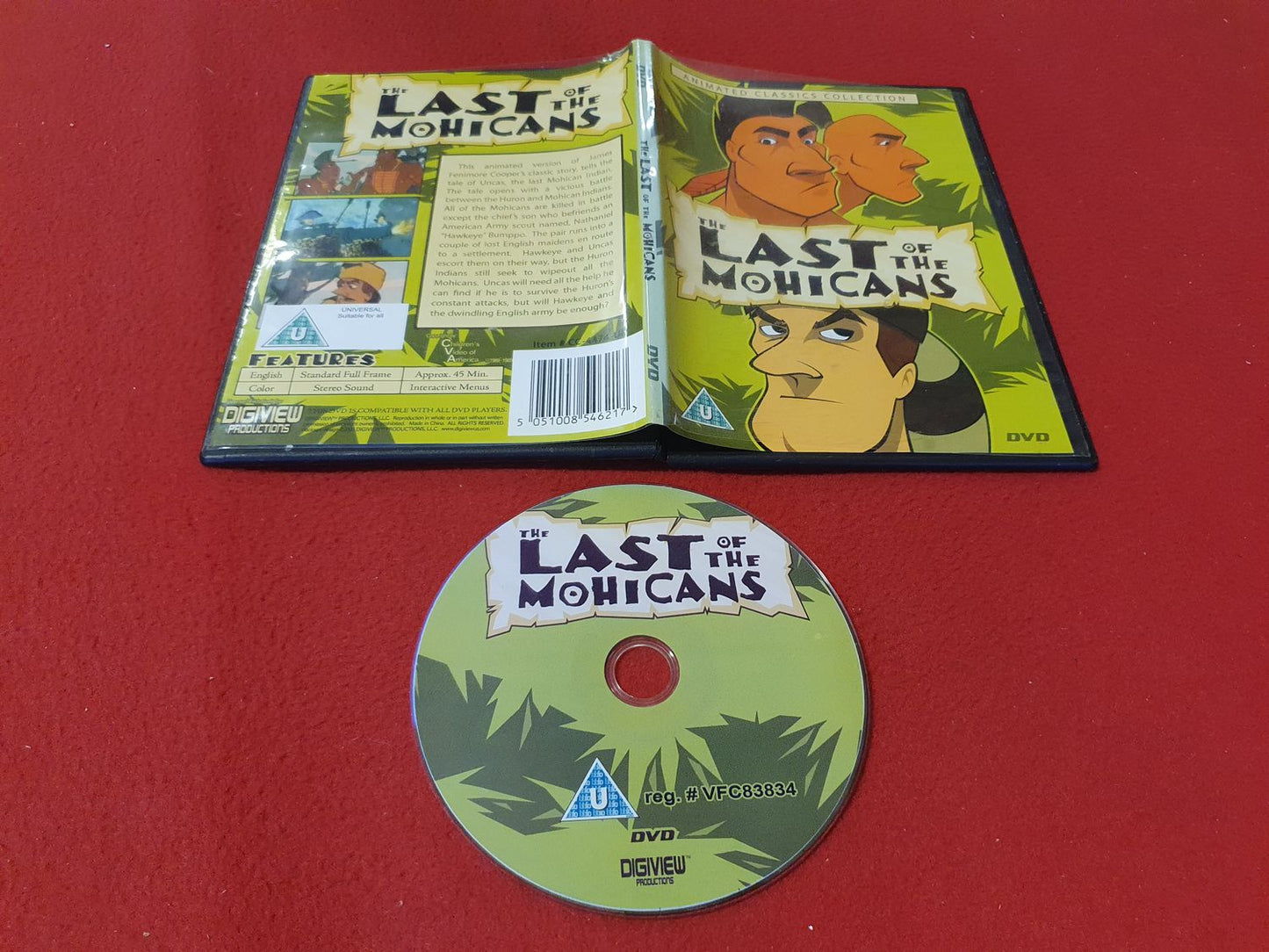 THE LAST OF THE MOHICANS till DVD