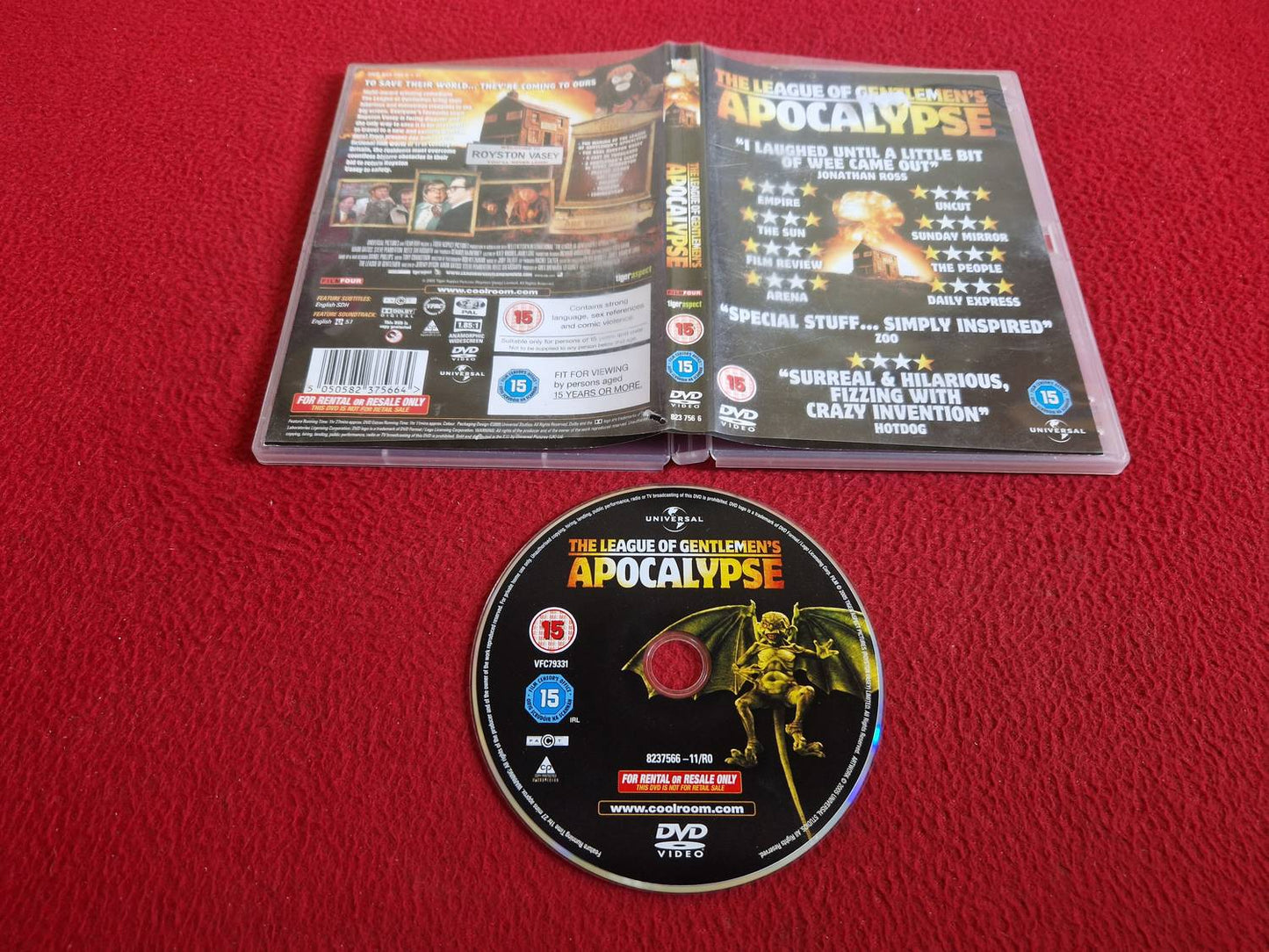 THE LEAGUE OF GENTLEMEN'S APOCALYPSE DVD