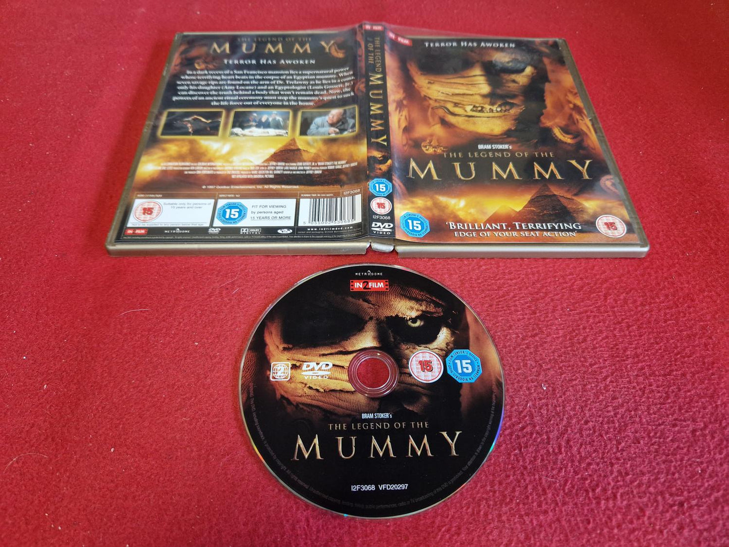 THE LEGEND OF THE MUMMY till DVD