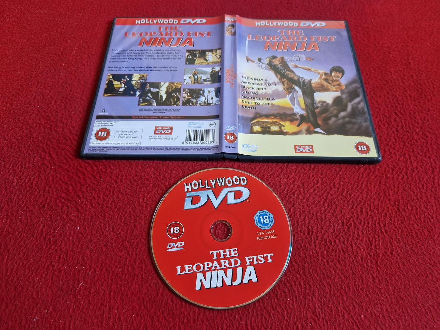 THE LEOPARD FIST NINJA DVD