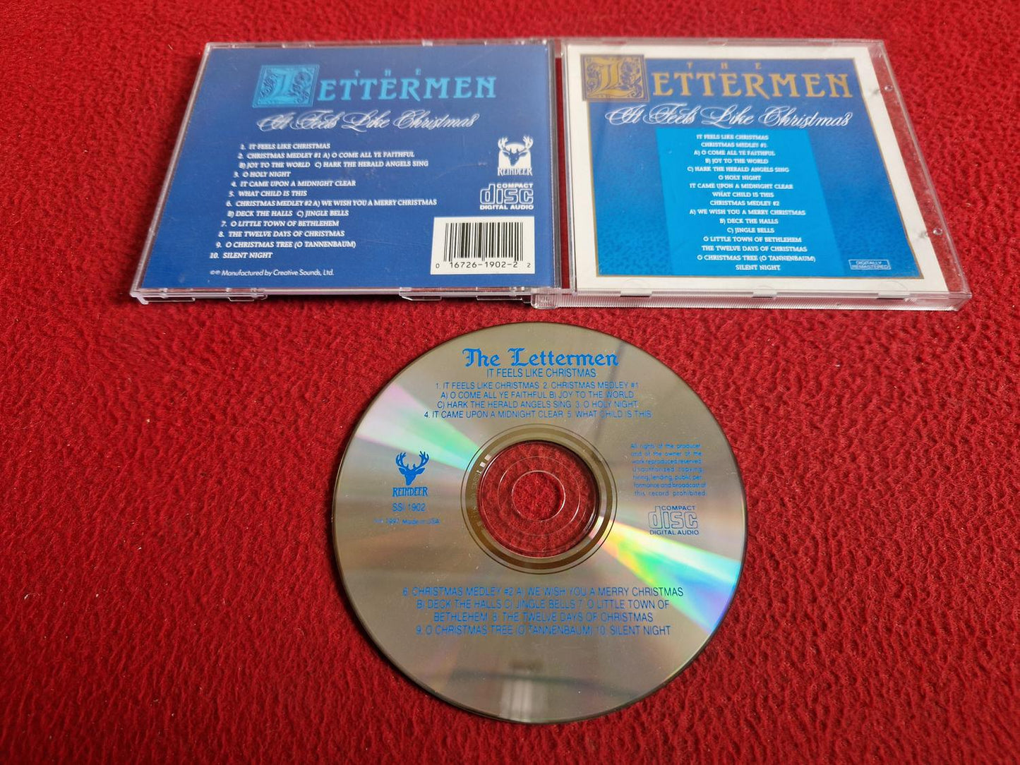 THE LETTERMAN IT FEELS LIKE CHRISTMAS CD