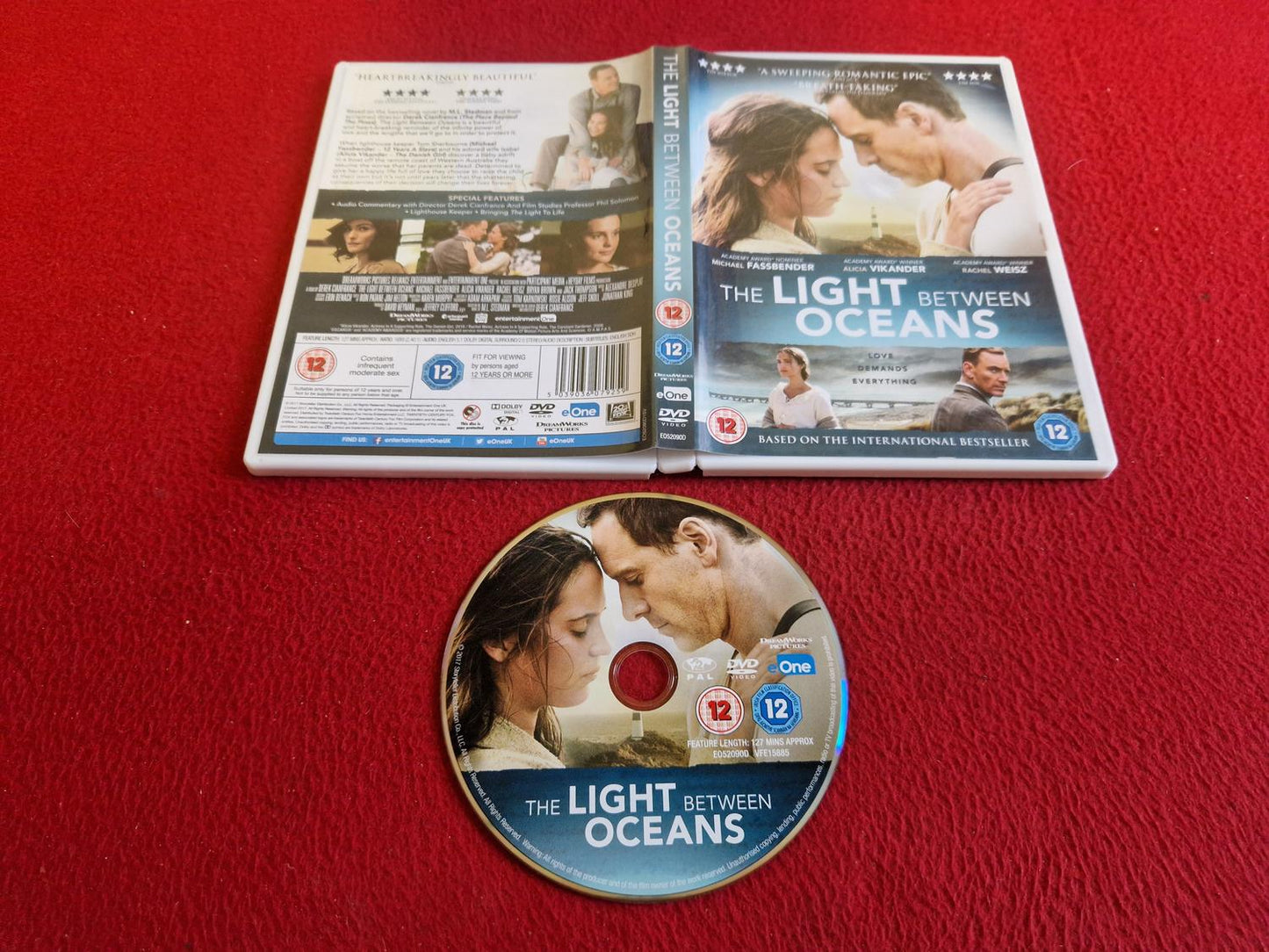 THE LIGHT BETWEEN OCEANS DVD