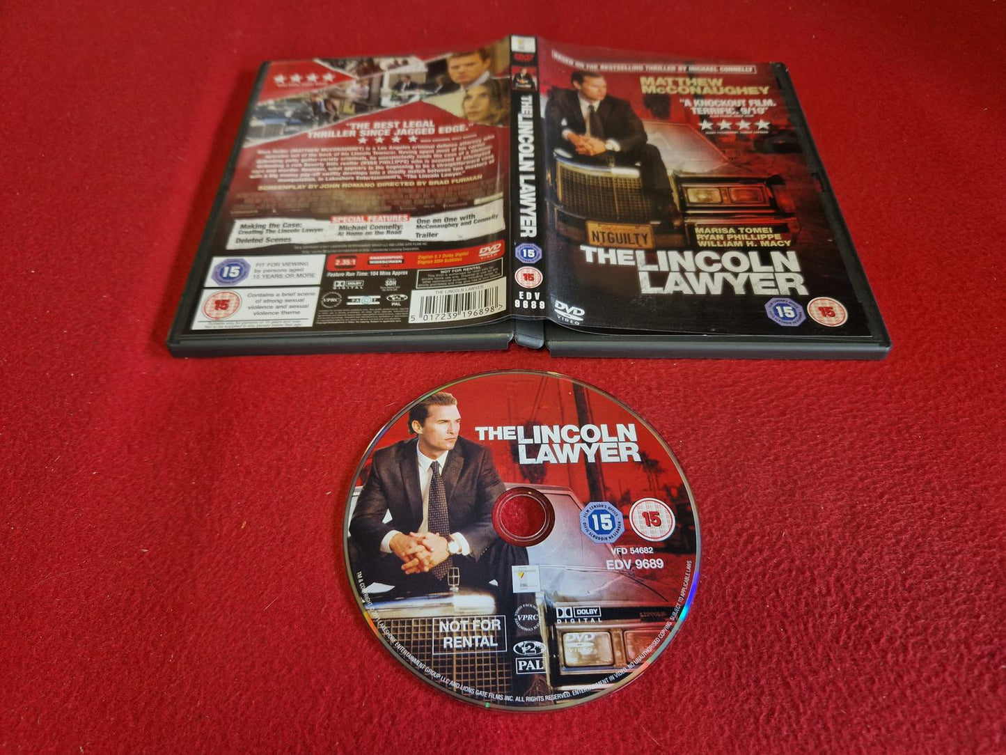 THE LINCOLN LAWYER till DVD