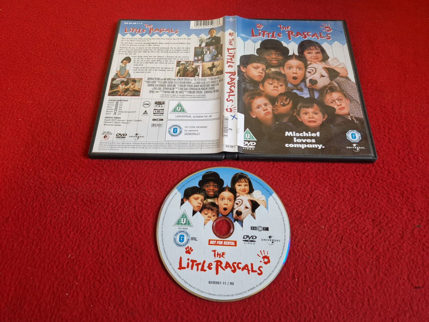 THE LITTLE RASCALS DVD