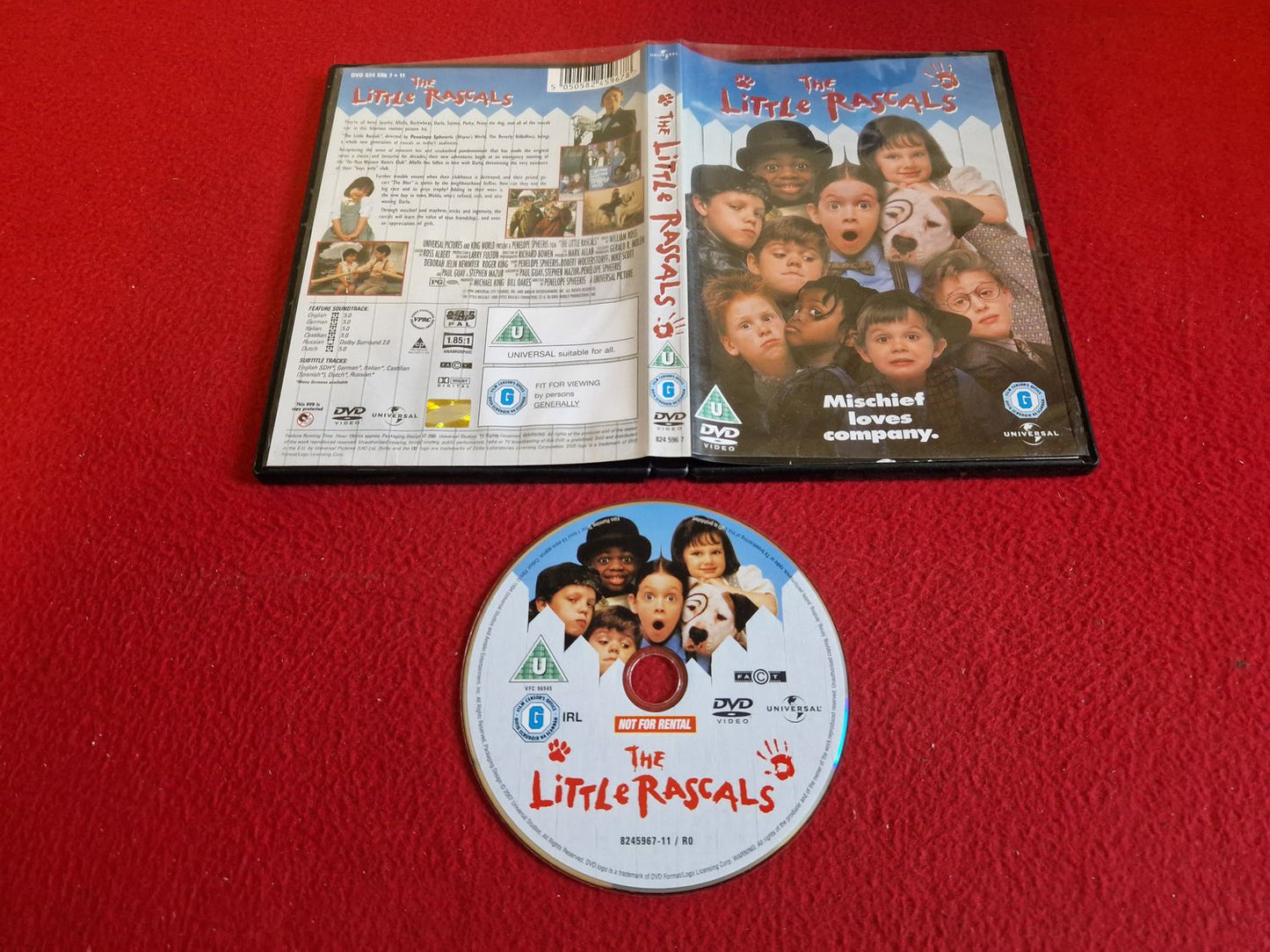 THE LITTLE RASCALS DVD
