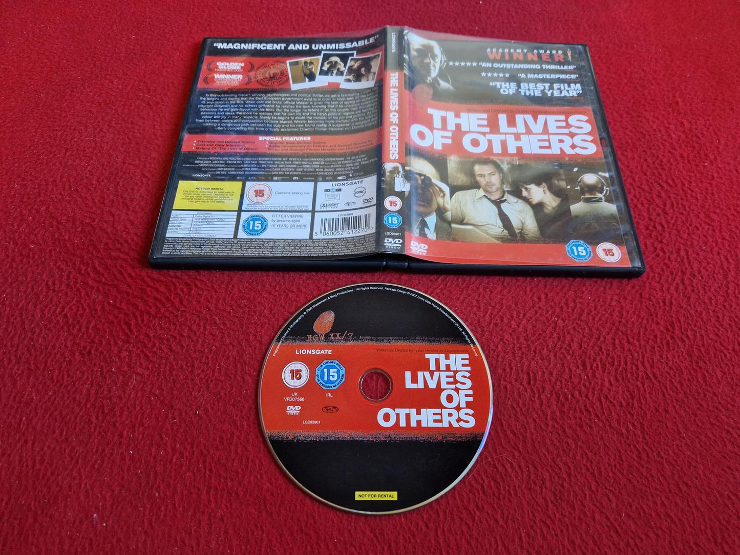 THE LIVES OF OTHERS DVD