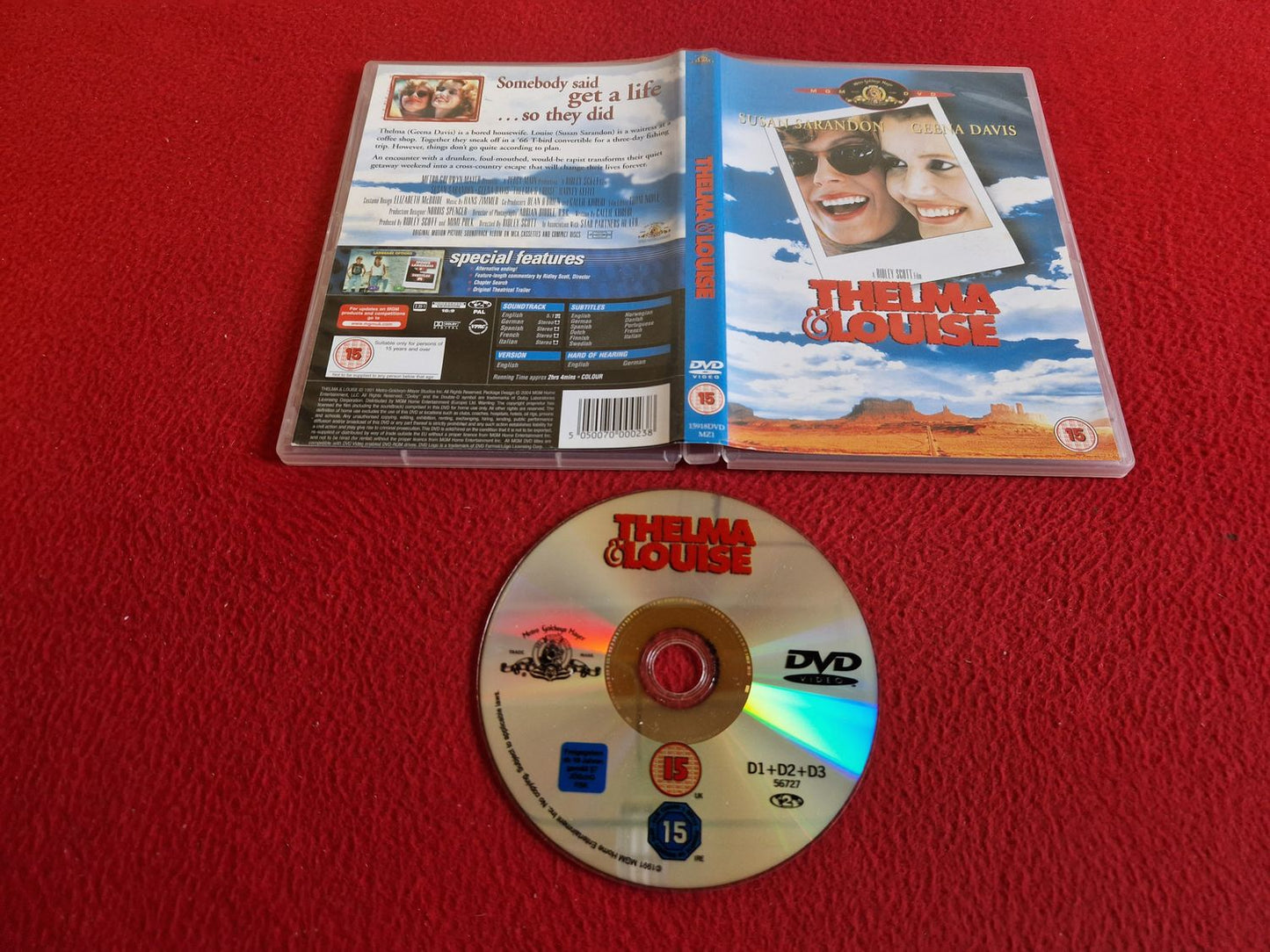 THELMA & LOUISE DVD