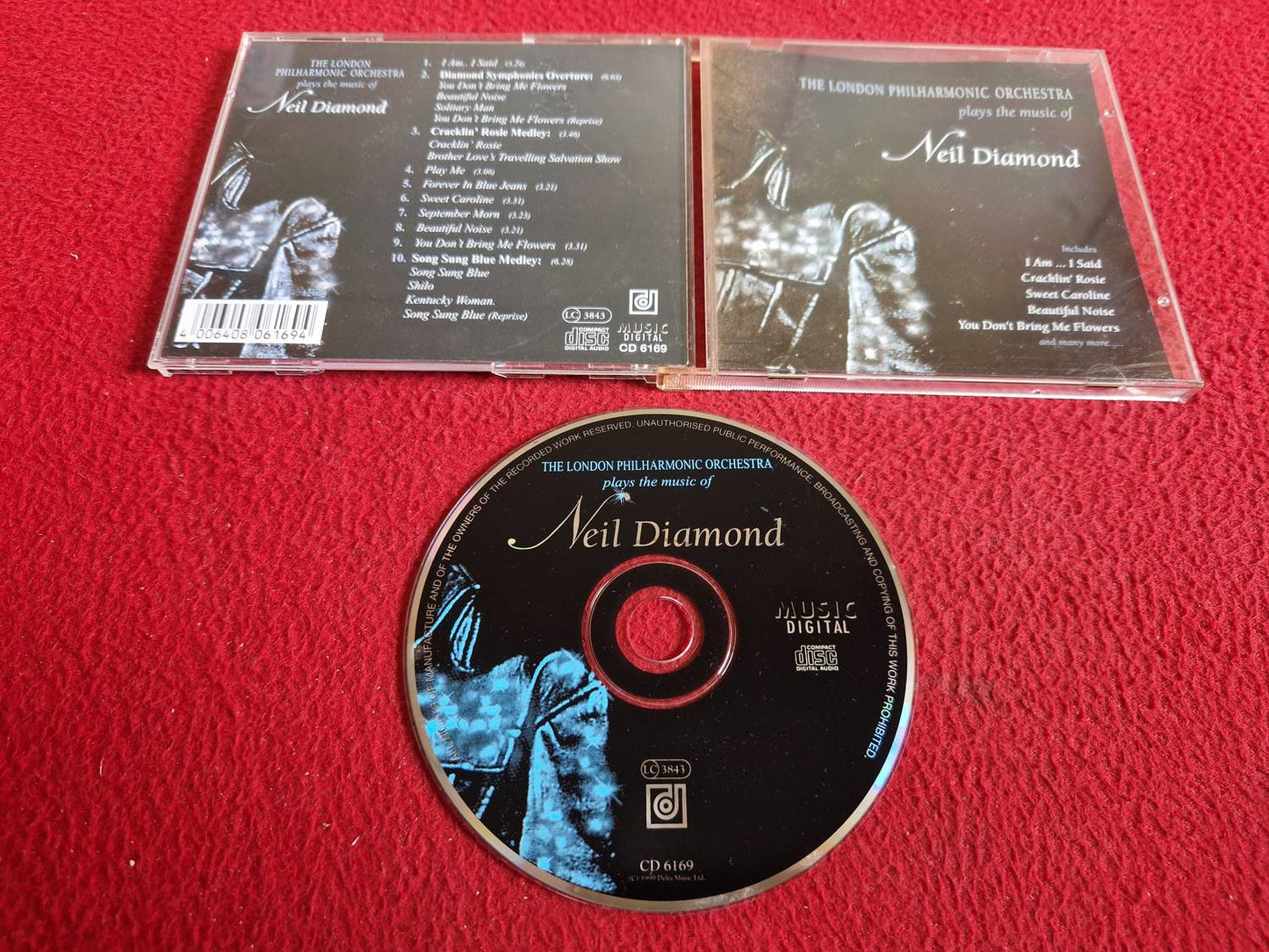 THE LONDON PHILHARMONICA ORCHESTRA PLAYS THE MUSIC OF NEIL DIAMOND CD